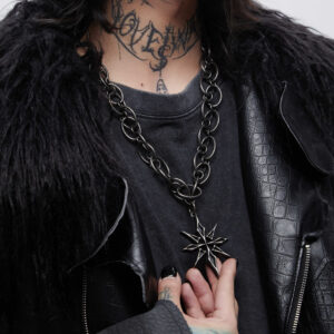 Punk Post-apocalyptic Vintage Heavy-duty Cross Necklace