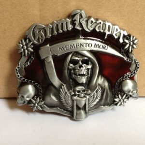 Red Ghost Head Series Belt Buckle