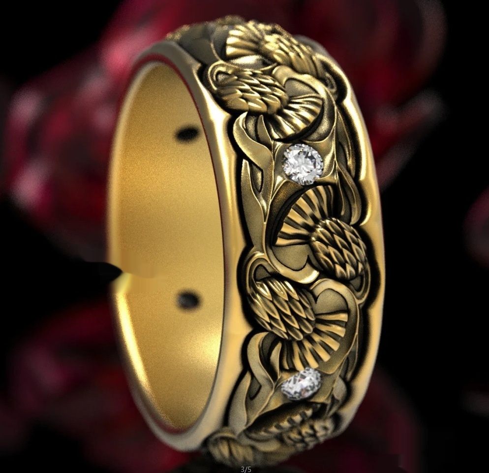 Exaggerated Personalized Vintage Ring In European And American Styles - Image 5