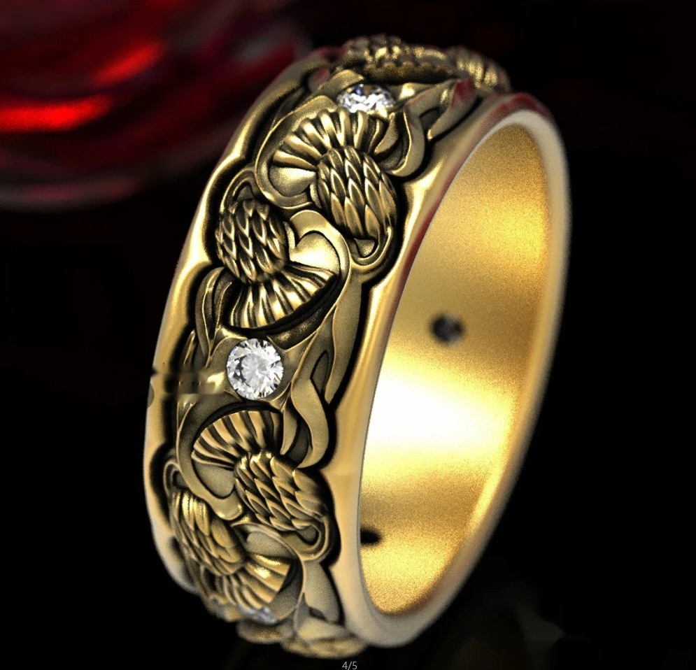 Exaggerated Personalized Vintage Ring In European And American Styles - Image 6