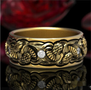 Exaggerated Personalized Vintage Ring In European And American Styles